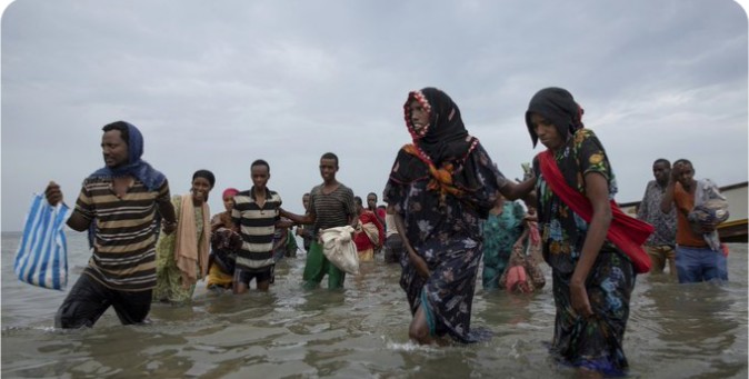 منظمة الهجرة الدولية تعلن عن فقدان 28 مهاجر إثيوبي قبالة ساحل اليمن