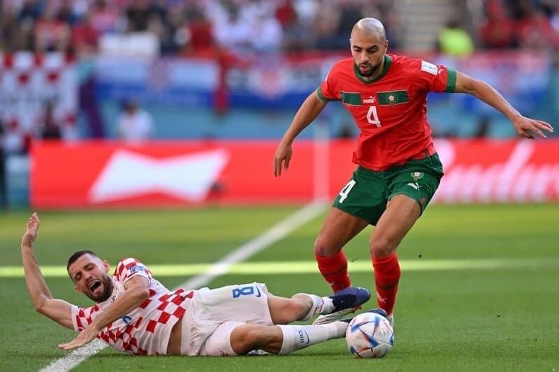 كرواتيا تحصد المركز الثالث بعد فوزها على المغرب 1 كرواتيا تحصد المركز الثالث بعد فوزها على المغرب