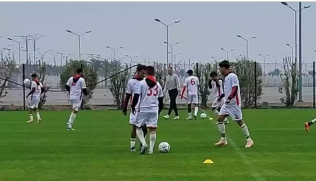 منتخبنا الوطني يجري حصته التدريبية الاخيرة في البصرة استعدادا لمواجهة نظيره السعودي