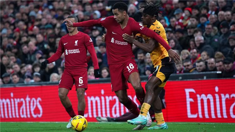 ليفربول يتعادل مع ولفرهامبتون في كأس الاتحاد الإنجليزي