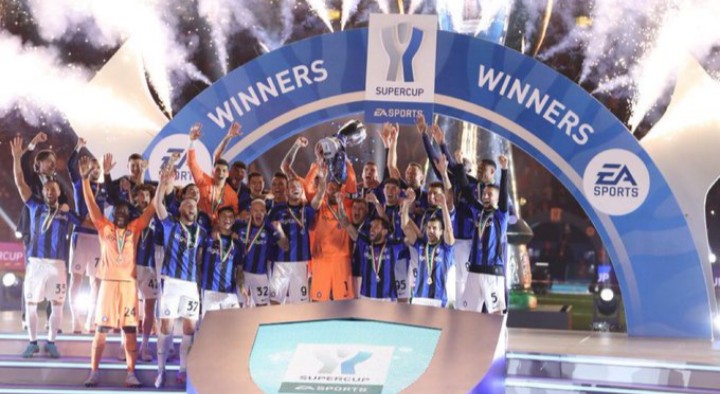 انتر ميلان بطلا لكأس السوبر الإيطالي للمرة السابعة في تاريخه