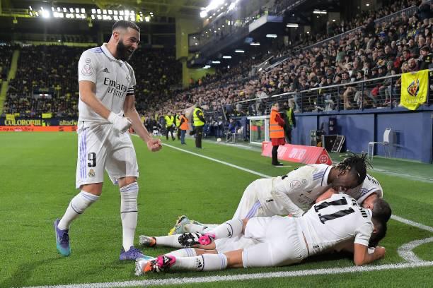 ريال مدريد ينتفض بثلاثية في فياريال في كأس إسبانيا