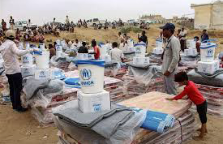 اليونيسف: توزيع مساعدات على 400 ألف نازح في اليمن خلال 2022