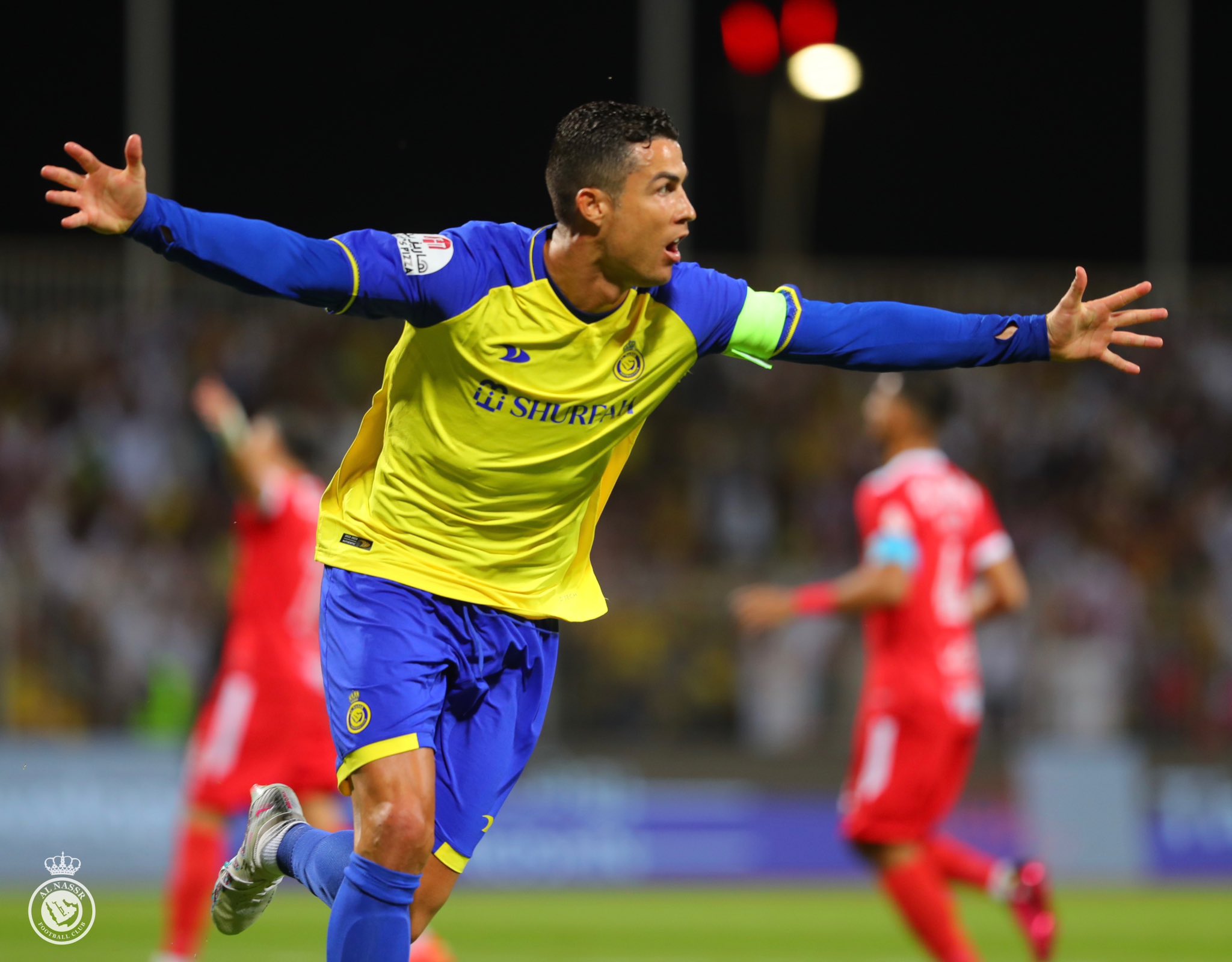 رونالدو يهز شباك ‎الوحدة برباعية لصالح فريقه ‎النصر