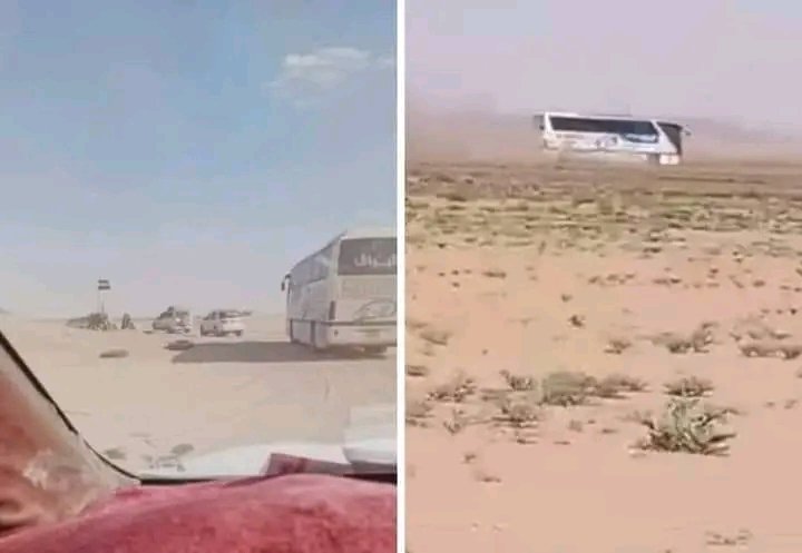 مليشيا الحوثي تستهدف حافلة نقل جماعي في صحراء الجوف