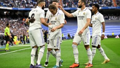 الدوري الإسباني.. ‎ريال مدريد يتغلب على ‎رايو فايكانو بثنائية ويعود للمركز الثاني
