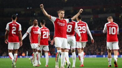 أرسنال يفتتح مشواره بـ دوري أبطال أوروبا بفوز ساحق على أيندهوفن