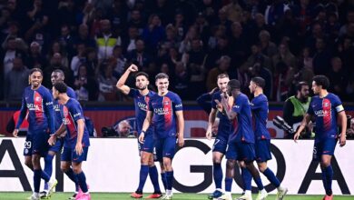 باريس سان جيرمان يفوز 4 - 0 على ضيفه مارسيليا في الدوري الفرنسي