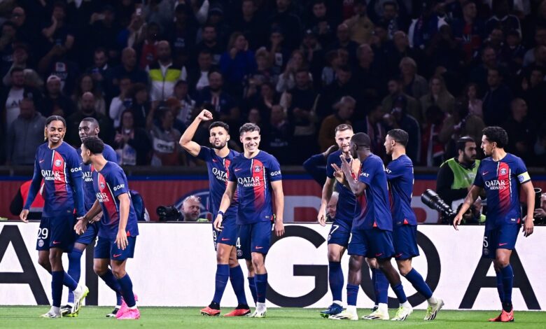 باريس سان جيرمان يفوز 4 - 0 على ضيفه مارسيليا في الدوري الفرنسي 1 باريس سان جيرمان يفوز 4 - 0 على ضيفه مارسيليا في الدوري الفرنسي