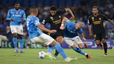 ريال مدريد يسقط نابولي في مباراة مثيرة بدوري أبطال أوروبا