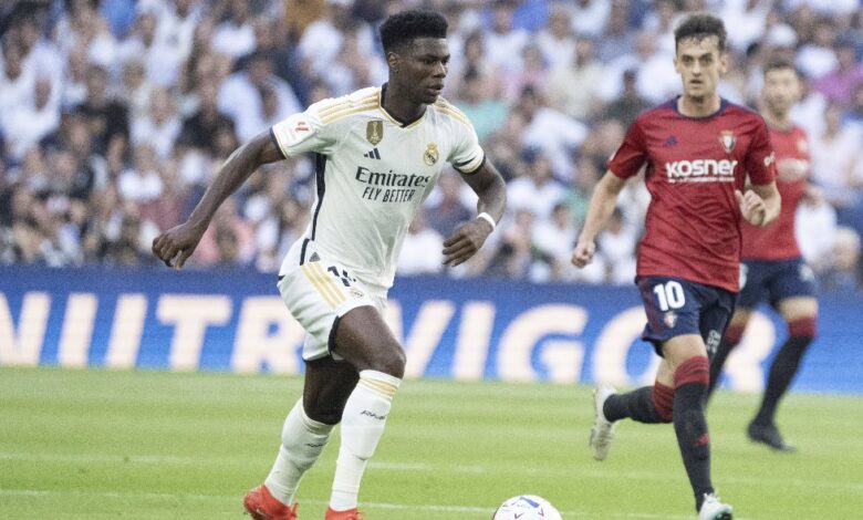 ريال مدريد يستعيد الصدارة برباعية نظيفة في مرمى أوساسونا 1 ريال مدريد يستعيد الصدارة برباعية نظيفة في مرمى أوساسونا