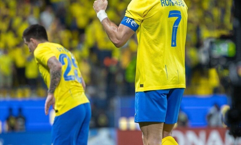 رونالدو يقود النصر للفوز على الدحيل القطري 1 رونالدو يقود النصر للفوز على الدحيل القطري