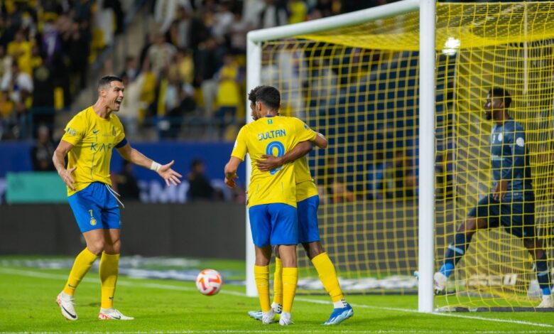 بثلاثية.. النصر يهزم الأخدود في أول لقاء يجمعهما بالدوري السعودي للمحترفين 1 بثلاثية.. النصر يهزم الأخدود في أول لقاء يجمعهما بالدوري السعودي للمحترفين