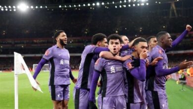 ليفربول يتأهل لدور الـ32 بكأس الاتحاد الإنجليزي على حساب ‎أرسنال