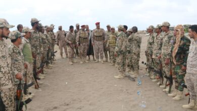 العميد الكميم من مواقع الأول تهامة يؤكد اقتراب بشائر النصر