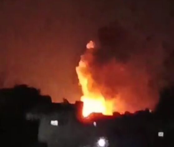 انفجارات عنيفة في منطقة مطار حلب الدولي