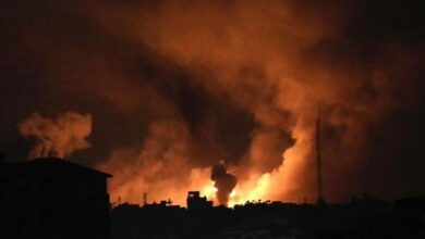 استشهاد سبعة فلسطينيين في غارة إسرائيلية على جنوب غزة