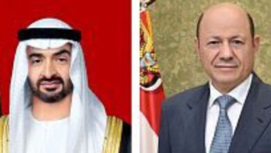 العليمي يهنئ رئيس الإمارات بعيد الأضحى المبارك