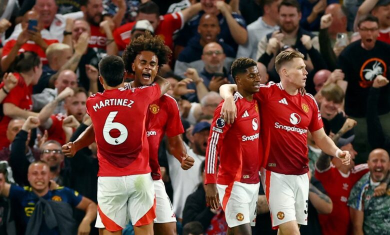 مانشستر يونايتد يفتتح مشواره بفوز صعب على فولهام بهدف نظيف