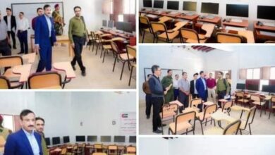 المحافظ بن الوزير يدشن مشروع مختبر الحاسوب بجامعة شبوة بتمويل إماراتي