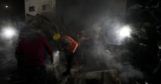 شهداء وجرحى في قصف لقوات الاحتلال على غزة 1 شهداء وجرحى في قصف لقوات الاحتلال على غزة
