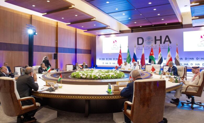 بيان مشترك بين وزراء خارجية دول عربية بشأن الأوضاع في سوريا