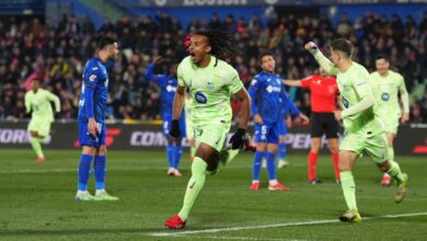برشلونة يسقط في فخ التعادل أمام خيتافي بالدوري الإسباني