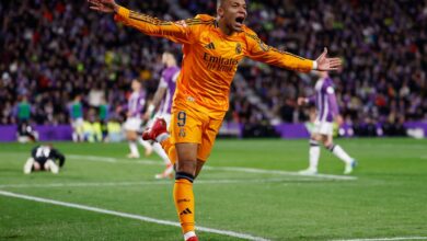 ريال مدريد يفوز على بلد الوليد وأتلتيكو مدريد يتعادل مع فياريال في الدوري الإسباني