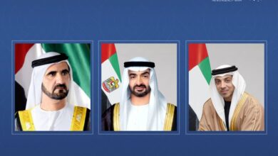 رئيس الإمارات ونائباه يهنئون أحمد الشرع برئاسة الجمهورية العربية السورية
