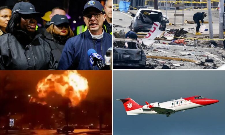 حصيلة ضحايا تحطم طائرة صغيرة في فيلادلفيا ترتفع إلى 7 قتلى و19 مصاباً