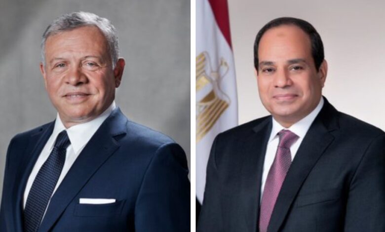 مصر والأردن تؤكدان دعم الشعب الفلسطيني في نيل حقوقه وقيام دولته المستقلة 1 مصر والأردن تؤكدان دعم الشعب الفلسطيني في نيل حقوقه وقيام دولته المستقلة