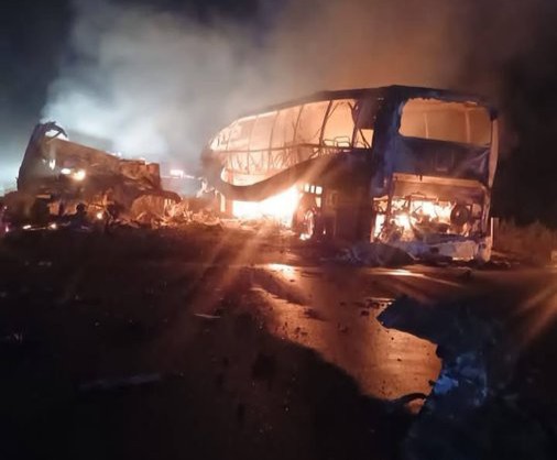 مقتل العشرات في حادث مروع لحافلة بالمكسيك