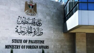 الخارجية الفلسطينية تطالب بتدخل دولي لوقف استيلاء الاحتلال على أراضي في خليل