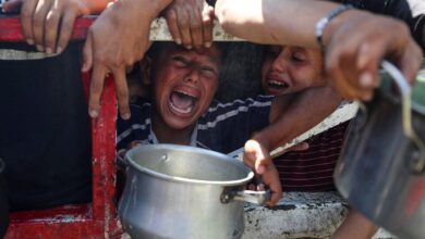 بسبب التجويع: وفاة 251 حالة بينهم 108 أطفال في غزة