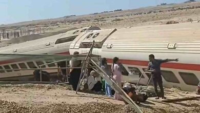 انقلاب قطار مطروح يتسبب في سقوط ضحايا وإصابة العشرات
