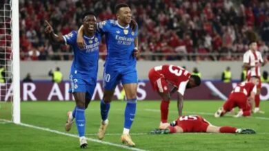 ريال مدريد يحسم مواجهة مثيرة أمام أولمبياكوس برباعية لمبابي