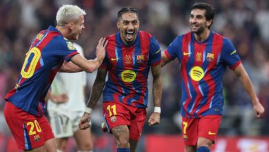 برشلونة يظفر بلقب السوبر الإسباني بعد كلاسيكو مثير ضد ريال مدريد