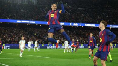 برشلونة يحقق فوزاً ساحقاً على كوبنهاغن ويصعد لدور الـ16 وريال مدريد يواجه الملحق بعد سقوطه أمام بنفيكا