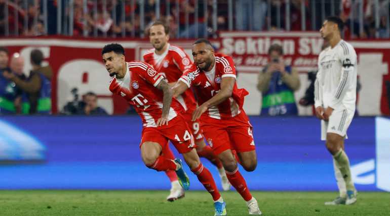 بايرن ميونيخ يقصي ريال مدريد في مواجهة مثيرة ويتأهل إلى نصف نهائي دوري أبطال أوروبا 1 بايرن ميونيخ يقصي ريال مدريد في مواجهة مثيرة ويتأهل إلى نصف نهائي دوري أبطال أوروبا
