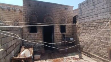وفاة مواطن بعد أسبوع من وفاة زوجته بحريق التهم منزلهم بالخوخة