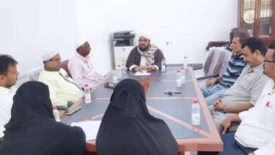إجتماع يناقش سير العملية التعليمية بالمعهد العالي للتوجيه والإرشاد بعدن ‏