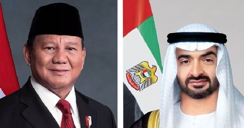 رئيس الإمارات يبحث مع نظيره الإندونيسي تعزيز التعاون بين البلدين