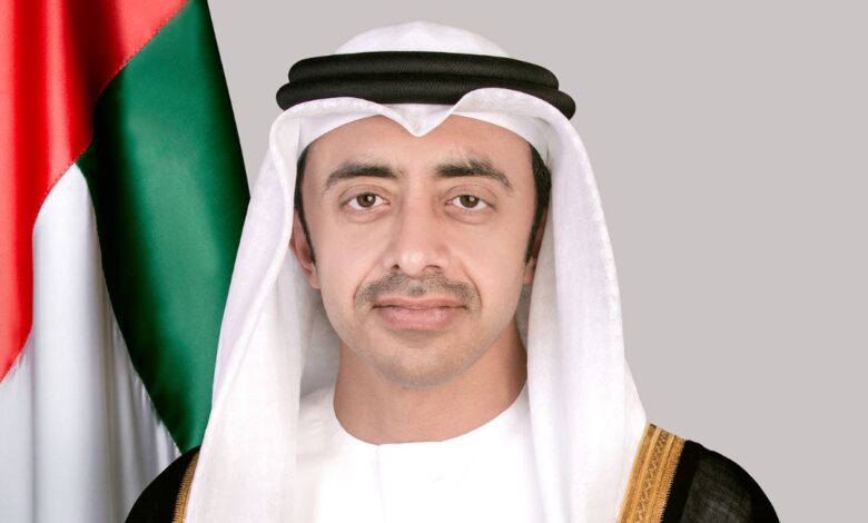 وزير خارجية الإمارات يبحث مع نظيره الهندي العلاقات الاستراتيجية بين البلدين