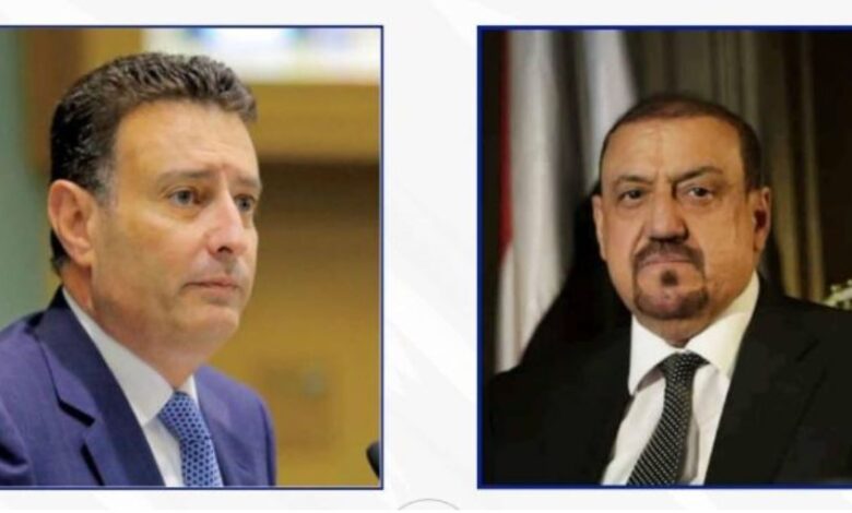 رئيس مجلس النواب يتلقى اتصالاً من نظيره الأردني للاطمئنان على صحته