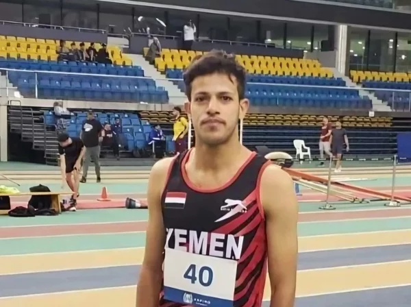 العداء اليمني اليعري يحقق برونزية في البطولة العربية لألعاب القوى بمراكش 1 العداء اليمني اليعري يحقق برونزية في البطولة العربية لألعاب القوى بمراكش