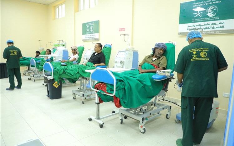 1195 خدمة طبية مجانية لمرضى الفشل الكلوي بالمهرة خلال فبراير 1 1195 خدمة طبية مجانية لمرضى الفشل الكلوي بالمهرة خلال فبراير