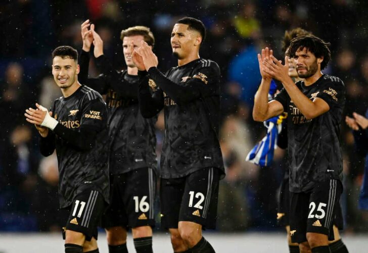 أرسنال ينهي عام 2022 بالفوز على برايتون في الدوري الإنجليزي