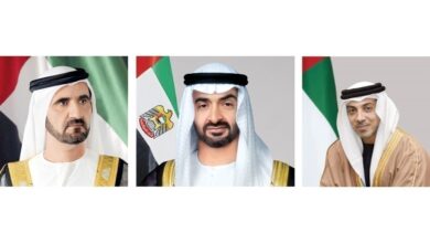 رئيس الإمارات ونائباه يهنئون ملك بلجيكا بذكرى عيد الملك
