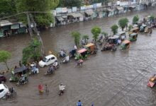 وفاة 14 شحص بسبب الأمطار والفيضانات في باكستان