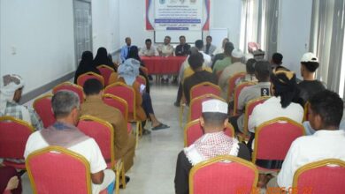 المركز الوطني لمختبرات الصحة ينظم ورشة تدريبية حول إدارة مخاطر النفايات الطبية بسيئون